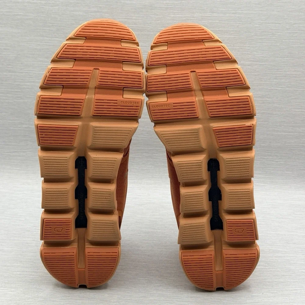 On Cloud 6 Men's 11 Running Shoes Canyon Sandstone Orange Speed Laces